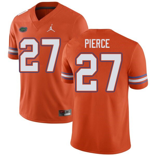 Jordan Brand Men #27 Dameon Pierce Florida Gators College Football Jersey Orange